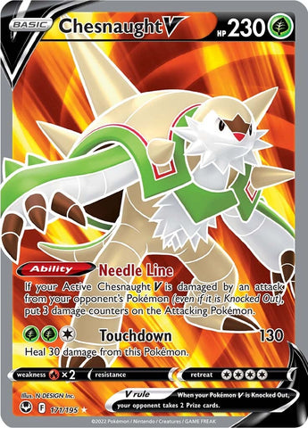 Chesnaught V (171/195) [Espada y escudo: Tempestad de plata] 