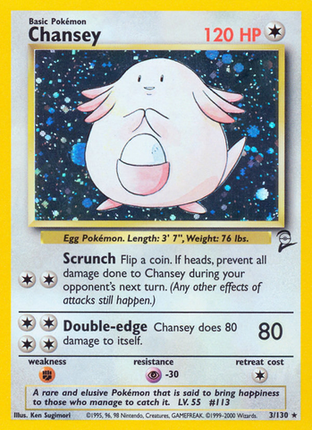 Chansey (3/130) [Conjunto básico 2] 
