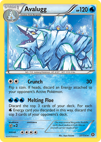 Avalugg (37/114) [XY: Asedio de vapor] 