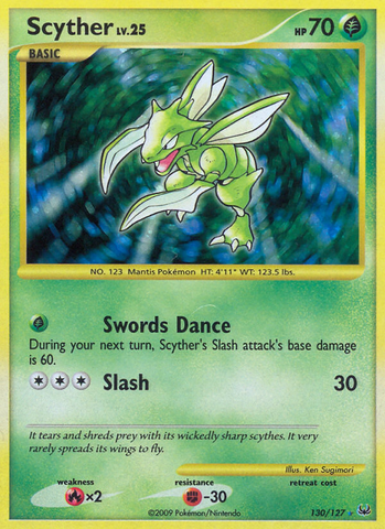 Scyther (130/127) [Platino: Conjunto básico] 