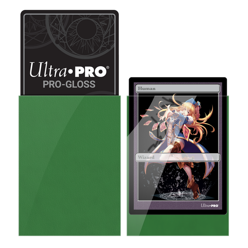 Ultra PRO: Small 60ct Sleeves - PRO-Gloss (Green)
