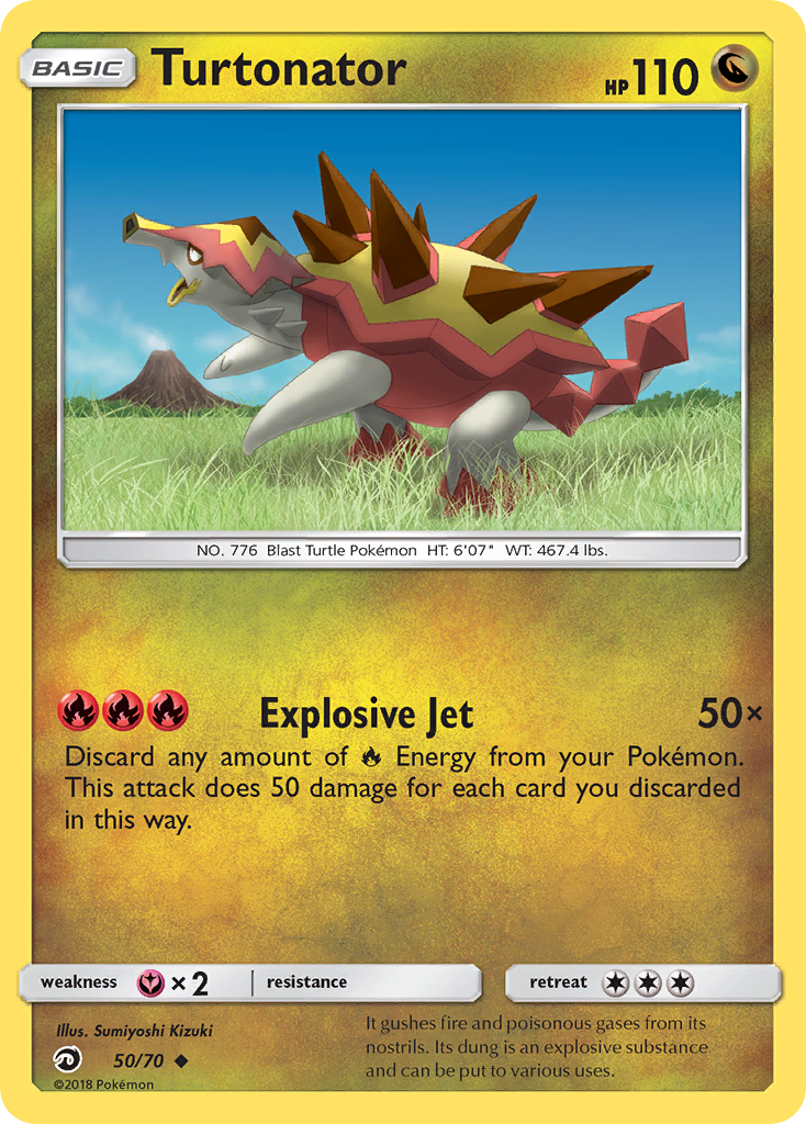 Turtonator (50/70) [Sol y Luna: Majestad del Dragón] 