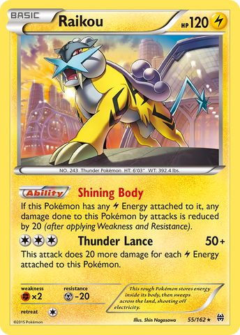 Raikou (55/162) [XY: AVANCE] 