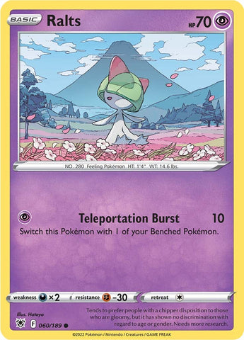 Ralts (060/189) [Espada y escudo: Resplandor astral] 