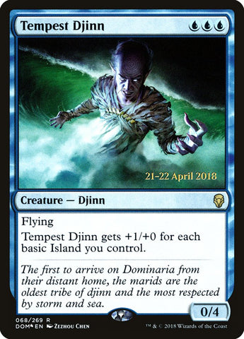 Tempest Djinn [Promociones de presentación de Dominaria] 
