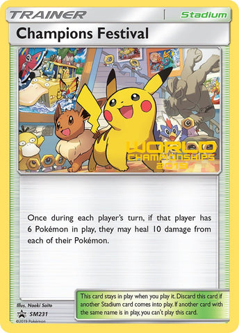 Champions Festival (SM231) (Semifinalista 2019) [Sun &amp; Moon: Black Star Promos] 