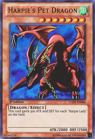 Dragón mascota de Harpie [LCJW-EN086] Ultra raro 