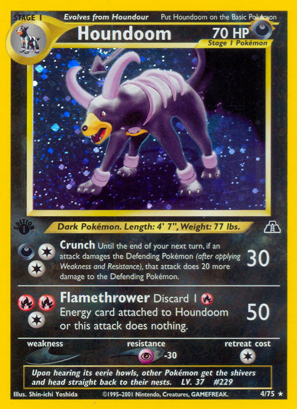 Houndoom (4/75) [Neo Discovery 1.ª edición] 