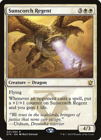 Regente Abrasador del Sol [Dragones de Tarkir] 