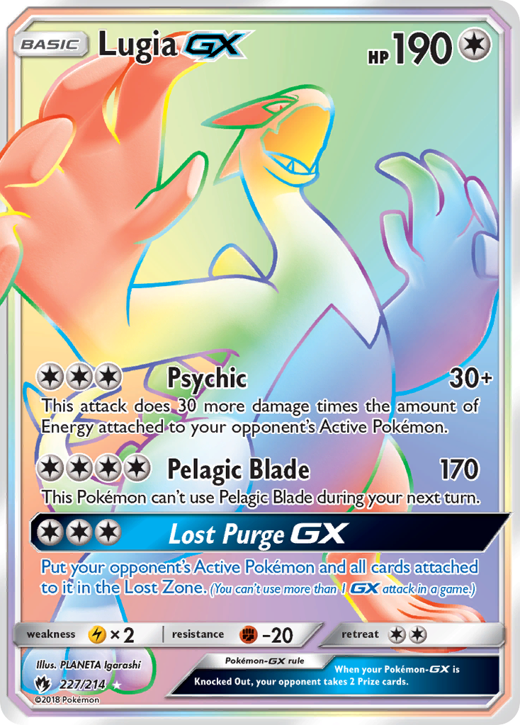 Lugia GX (227/214) [Sol y Luna: Trueno perdido] 
