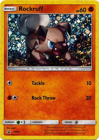 Rockruff (SM06) (Promoción de General Mills) [Sol y luna: Promociones de Black Star] 