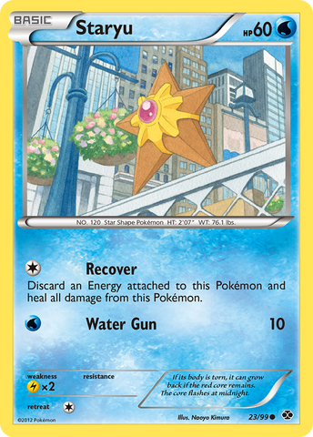 Staryu (23/99) [Blanco y Negro: Próximos destinos] 