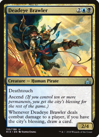 Deadeye Brawler [Rivales de Ixalan] 