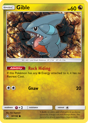 Gible (97/156) [Sol y Luna: Ultra Prisma] 