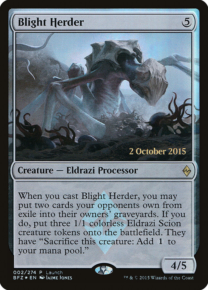 Blight Herder (Lanzamiento) [Promociones de Battle for Zendikar] 