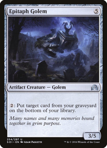 Epitafio Golem [Sombras sobre Innistrad] 