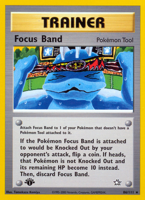 focus band card from neo genesis