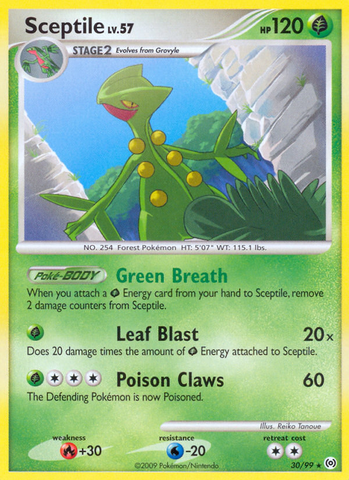 Sceptile (30/99) [Platino: Arceus] 