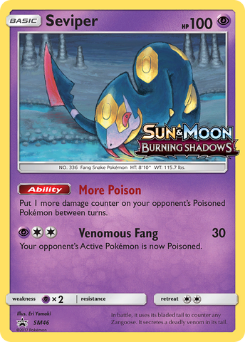 Seviper (SM46) [Sol y Luna: Promociones de Estrella Negra] 
