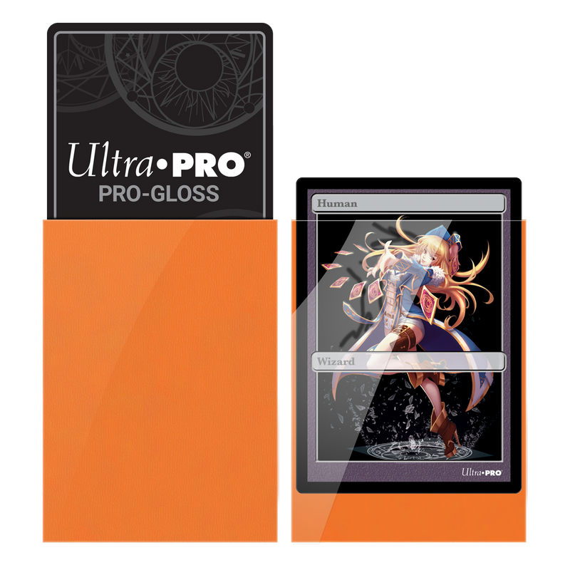 Ultra PRO: Small 60ct Sleeves - PRO-Gloss (Orange)