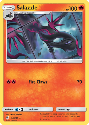 Salazzle (34/236) [Sol y Luna: Mentes unificadas] 