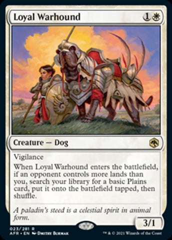 Loyal Warhound [Dragones y Mazmorras: Aventuras en los Reinos Olvidados] 