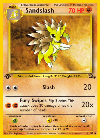 Sandslash (41/62) [Fossil 1.ª edición] 
