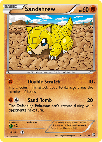 Sandshrew (75/162) [XY: AVANCE] 