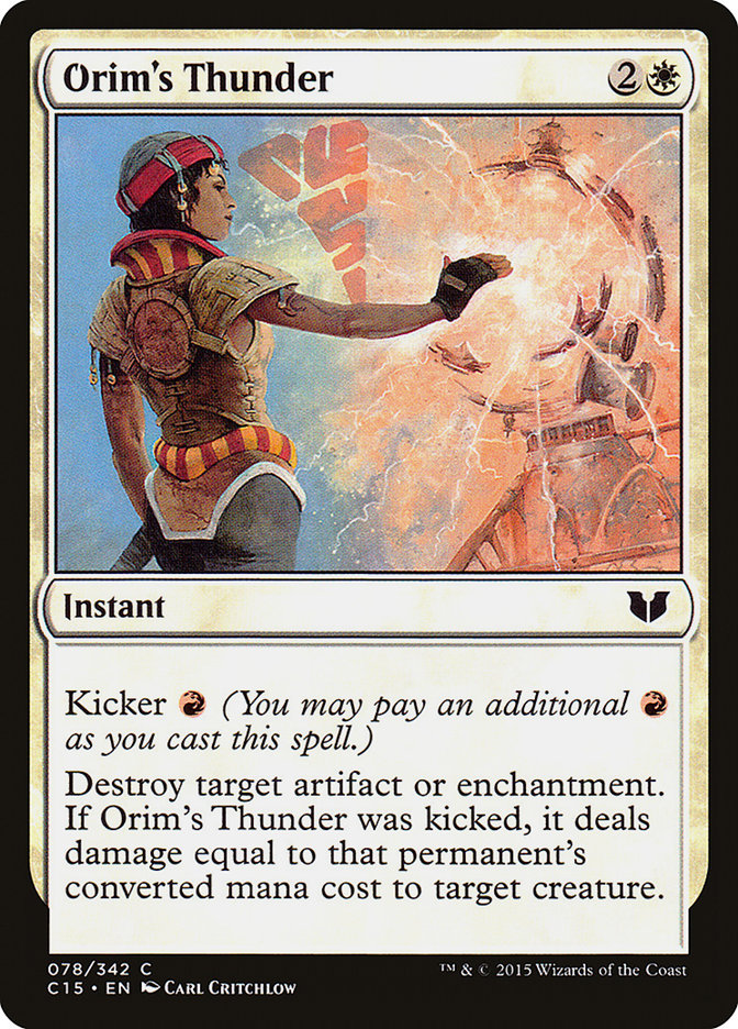 El trueno de Orim [Comandante 2015] 