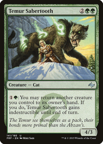 Temur Sabertooth [Destino reescrito] 