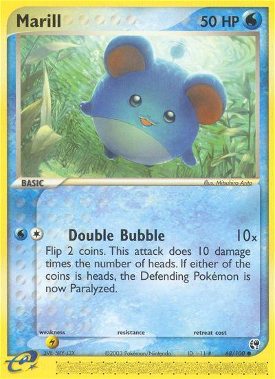 Marill (68/100) [EX: Tormenta de arena] 
