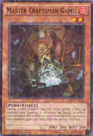Maestro artesano Gamil [BP03-EN115] Shatterfoil Raro 