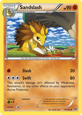 Sandslash (76/162) [XY: AVANCE] 