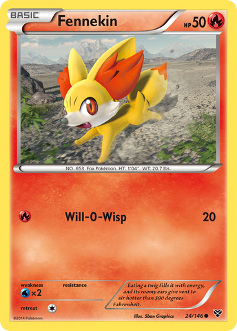 Fennekin (24/146) [XY: Conjunto básico] 