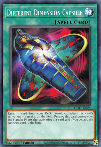 Cápsula de diferentes dimensiones [EGO1-EN025] Común 