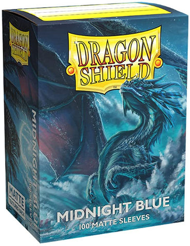 Dragon Shield Sleeves - Midnight Blue Matte (100 protectores)