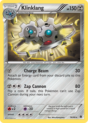 Klinklang (76/98) [Blanco y negro: poderes emergentes] 