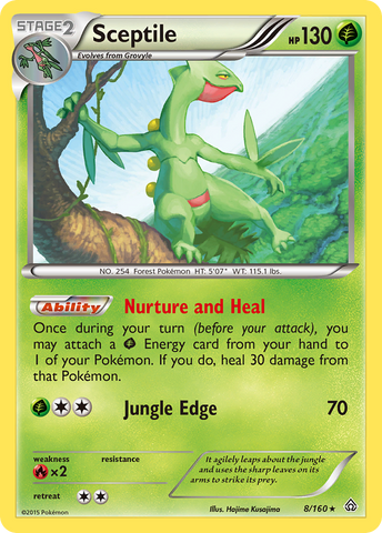 Sceptile (8/160) [XY: Choque primigenio] 