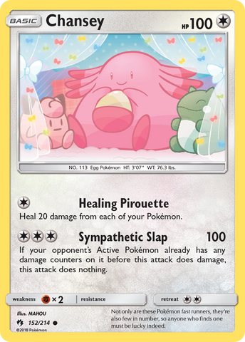 Chansey (152/214) [Sol y Luna: Trueno perdido] 