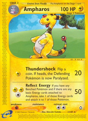 Ampharos (1/147) [Acuápolis] 