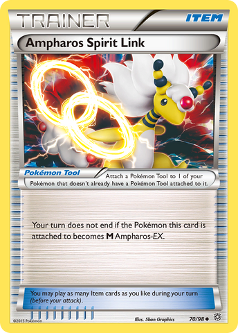 Enlace espiritual de Ampharos (70/98) [XY: Orígenes antiguos] 