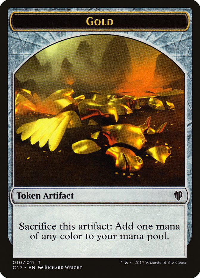 Ficha de oro [Fichas Commander 2017] 