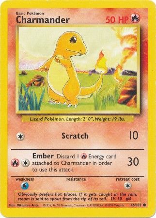 Charmander (46/102) [Conjunto básico ilimitado] 