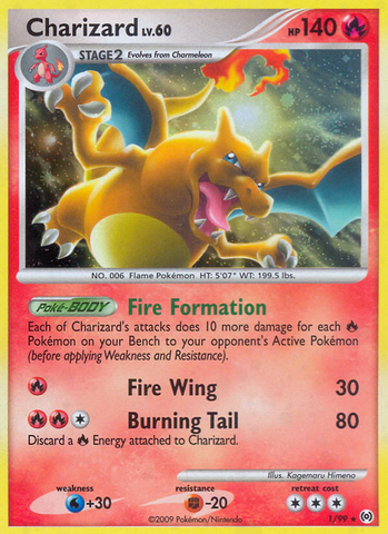 Charizard (1/99) [Platino: Arceus] 