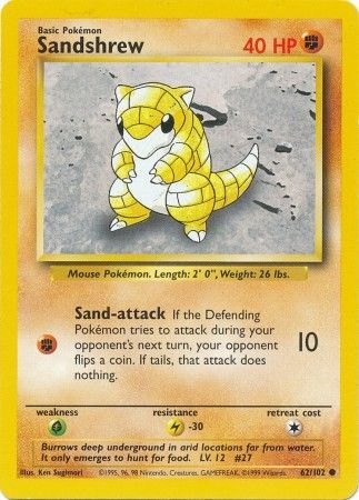 Sandshrew (62/102) [Conjunto básico ilimitado] 