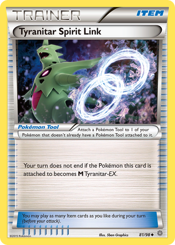 Enlace espiritual de Tyranitar (81/98) [XY: Orígenes antiguos] 