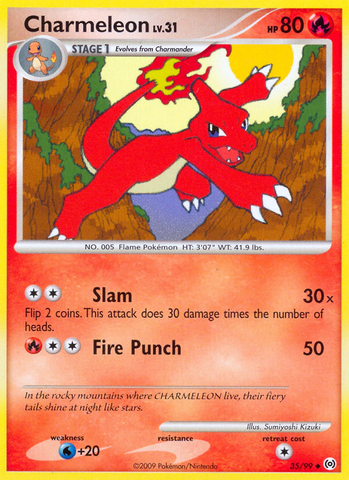 Charmeleon (35/99) [Platino: Arceus] 