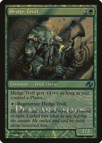 Hedge Troll [Promociones del Caos Planar] 