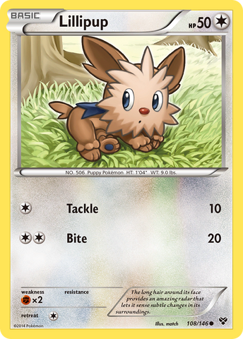 Lillipup (108/146) [XY: Conjunto básico] 