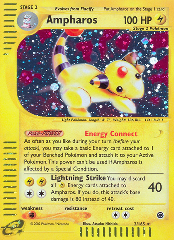 Ampharos (2/165) [Expedición: Conjunto básico] 